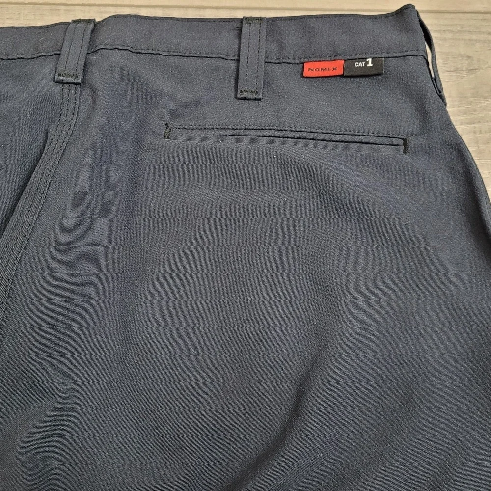 🔥Workrite FR Pants Mens 35x31 Navy Nomex‎ Flame Resistant Work CAT 1 NFPA 2112